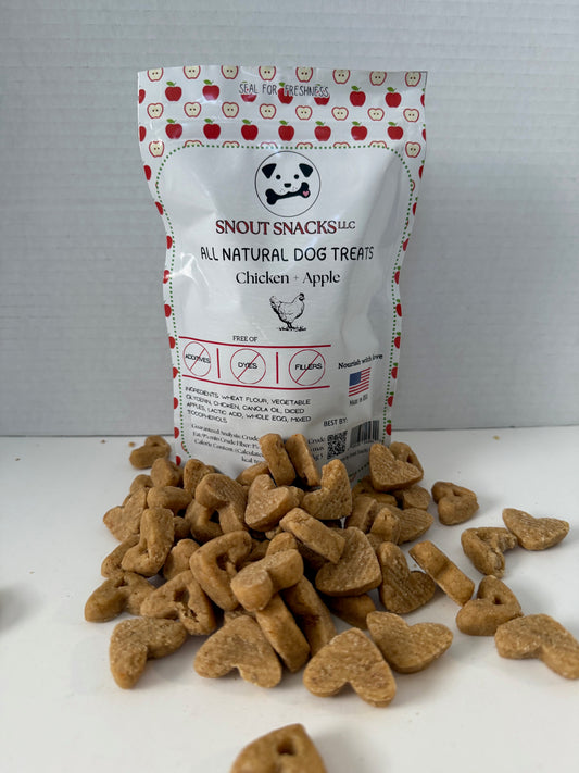 Chicken & Apple Dog Treats (6 oz)